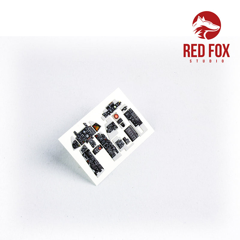 Red Fox RFS-48038 1:48 F-4J Phantom II 3D Instrument Panel