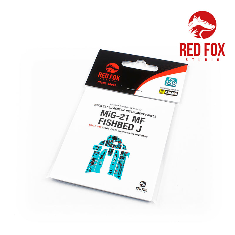 Red Fox RFS-48042 1:48 MiG-21MF Fishbed J 3D Instrument Panel