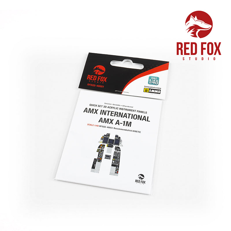 Red Fox Studio RFS-48051 1:48 AMX A-1M 3D Acrylic Instrument Panel