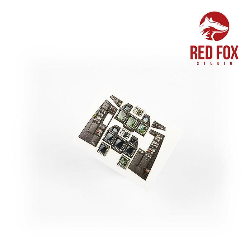 Red Fox Studio RFS-48057 1:48 F-22 Raptor 3D Instr. Panel