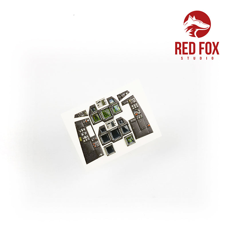Red Fox Studio RFS-48057 1:48 F-22 Raptor 3D Instr. Panel