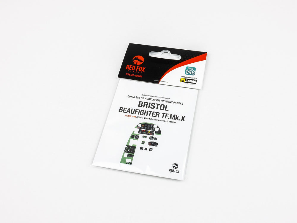 Red Fox Studio RFS-48064 1:48 Bristol Beaufighter TF Mk.X 3D Instr. Panel