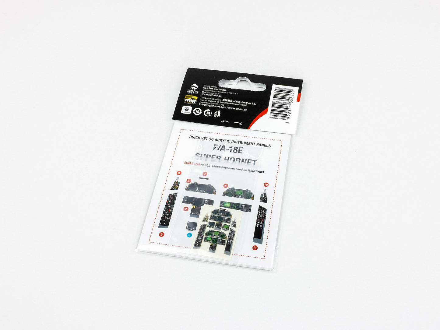 Red Fox Studio RFS-48066 1:48 Boeing F/A-18E Super Hornet 3D Instr. Panel