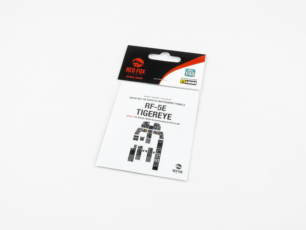 Red Fox Studio RFS-48069 1:48 Northrop RF-5E Tigereye 3D Acrylic Instr. Panel