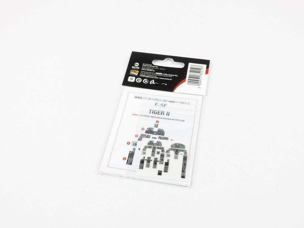 Red Fox Studio RFS-48070 1:48 Northrop F-5F Tiger II 3D Acrylic Instrument Panel