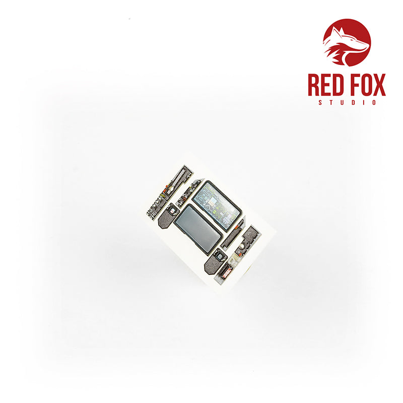 Red Fox RFS-48071 1:48 F-35A Lightning II 3D Instrument Panel