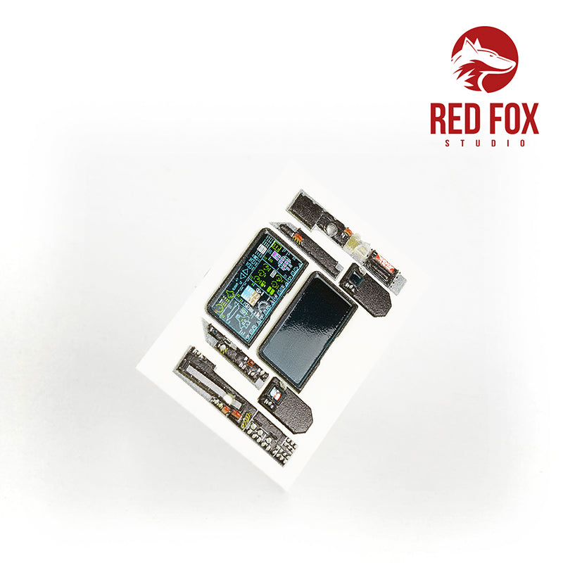 Red Fox RFS-48071 1:48 F-35A Lightning II 3D Instrument Panel