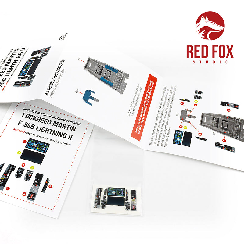 Red Fox Studio RFS-48072 1:48 Lockheed-Martin F-35B Lightning II