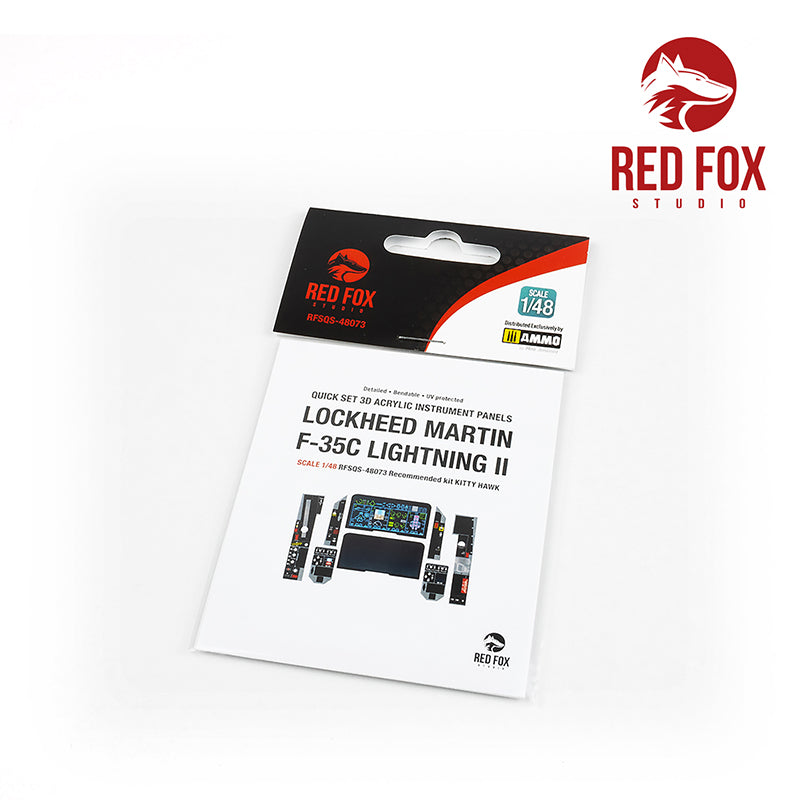 Red Fox RFS-48073 1:48 F-35C Lightning II 3D Instrument Panel