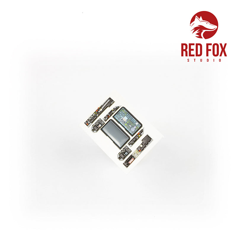 Red Fox RFS-48073 1:48 F-35C Lightning II 3D Instrument Panel