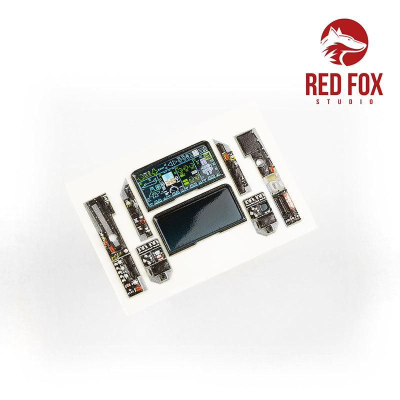 Red Fox RFS-48073 1:48 F-35C Lightning II 3D Instrument Panel