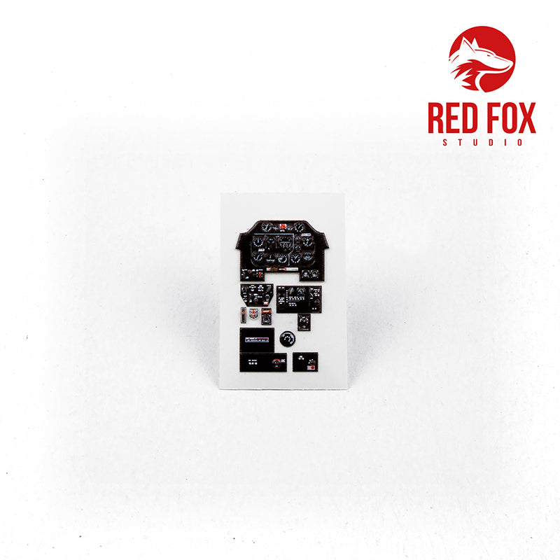 Red Fox RFS-48078 1:48 P-51D-5 Mustang 3D Instrument Panel