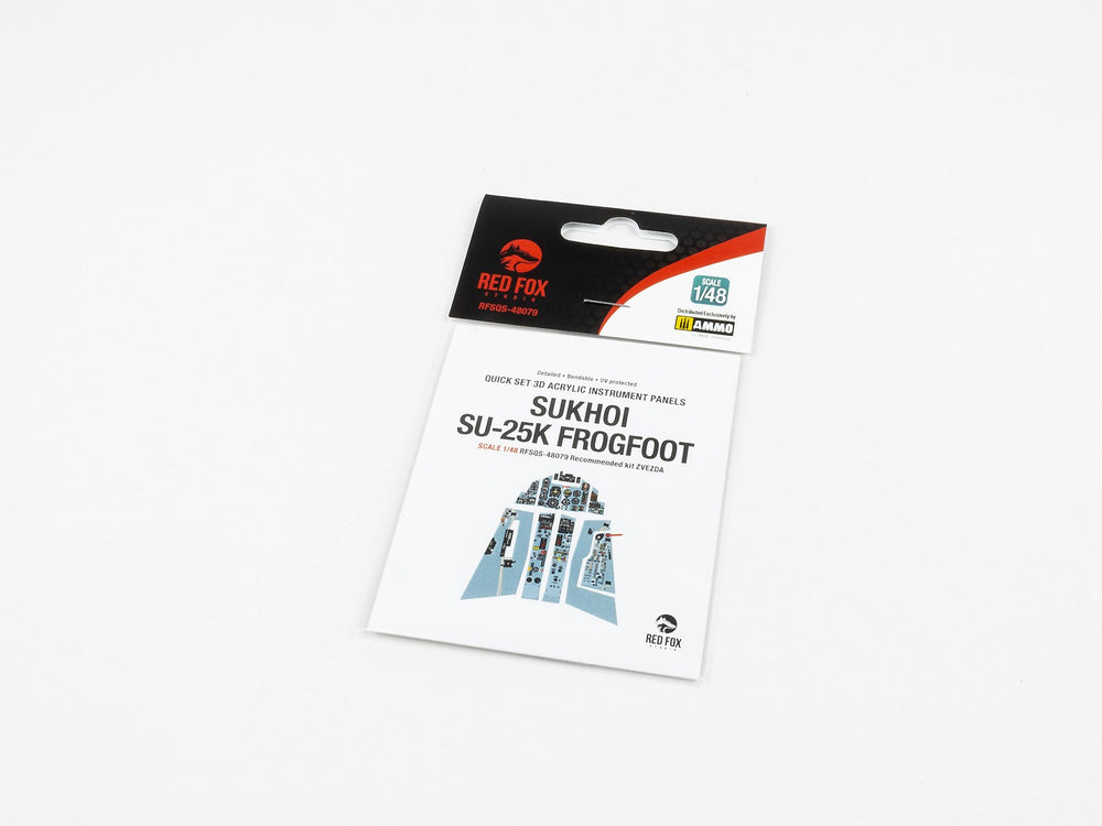 Red Fox Studio RFS-48079 1:48 Sukhoi Su-25K Frogfoot 3D Acrylic Instrument Panel