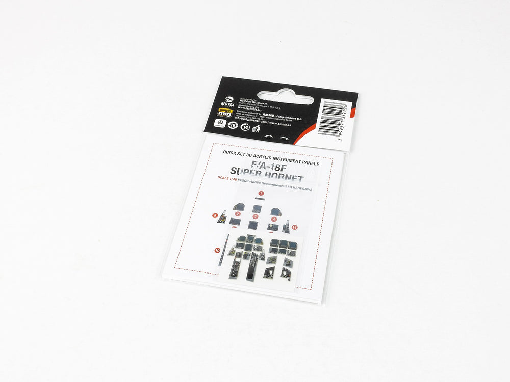 Red Fox Studio RFS-48080 1:48 Boeing F/A-18F Super Hornet 3D Instr. Panel