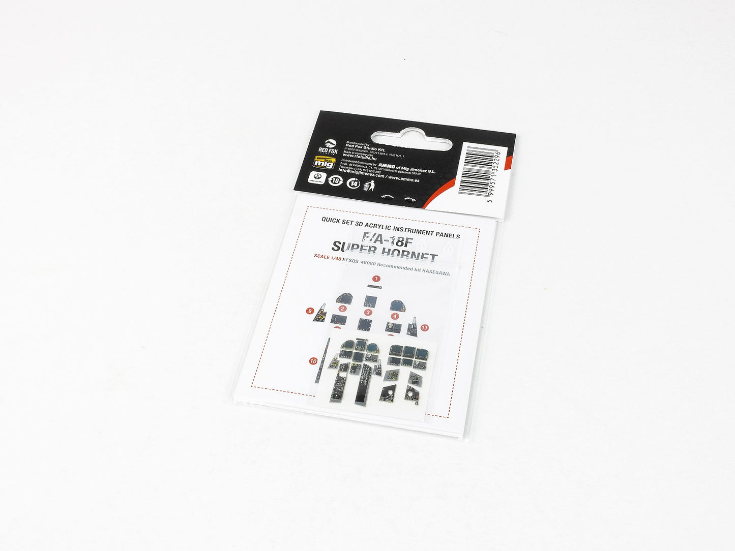 Red Fox Studio RFS-48080 1:48 Boeing F/A-18F Super Hornet 3D Instr. Panel
