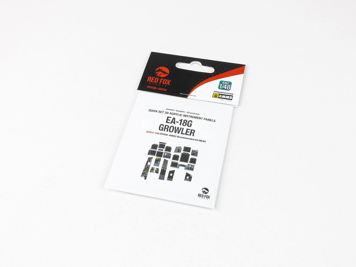 Red Fox Studio RFS-48082 1:48 Boeing EA-18G Growler 3D Acrylic Instrument Panel