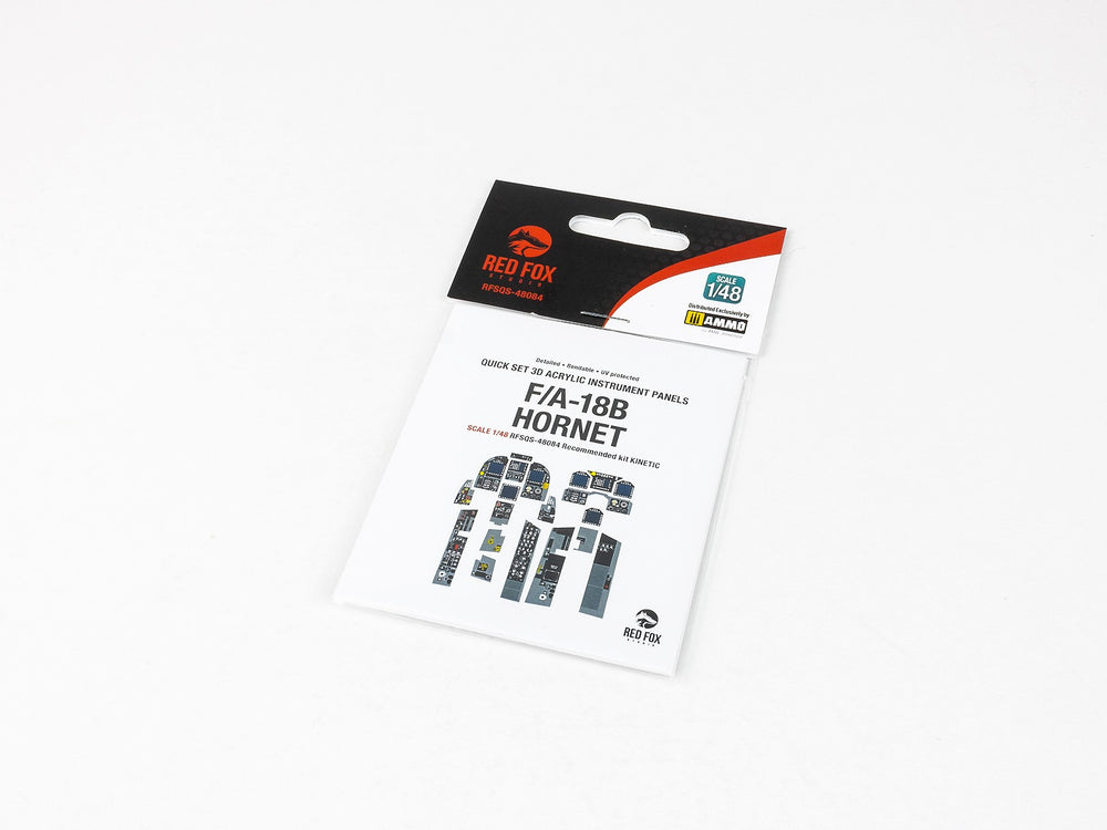 Red Fox RFS-48084 1:48 F/A-18B Hornet 3D Instrument Panel