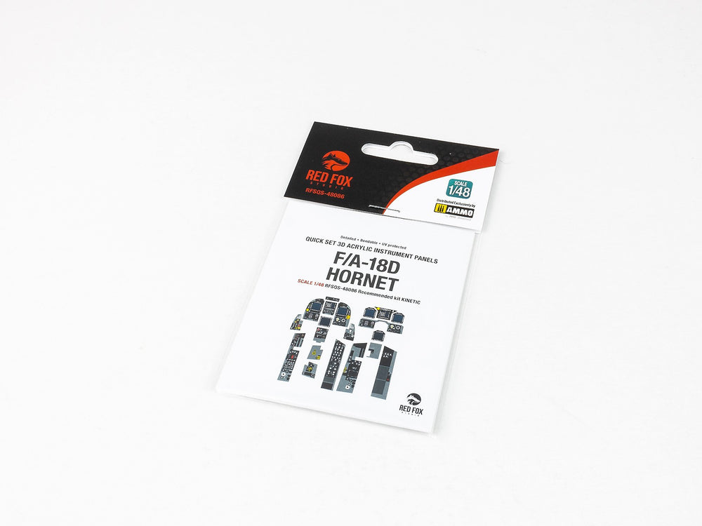 Red Fox RFS-48086 1:48 F/A-18D Hornet 3D Instrument Panel
