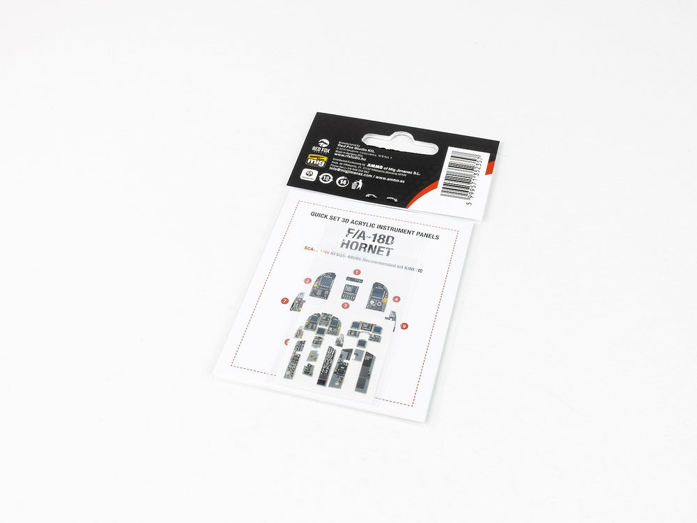 Red Fox RFS-48086 1:48 F/A-18D Hornet 3D Instrument Panel