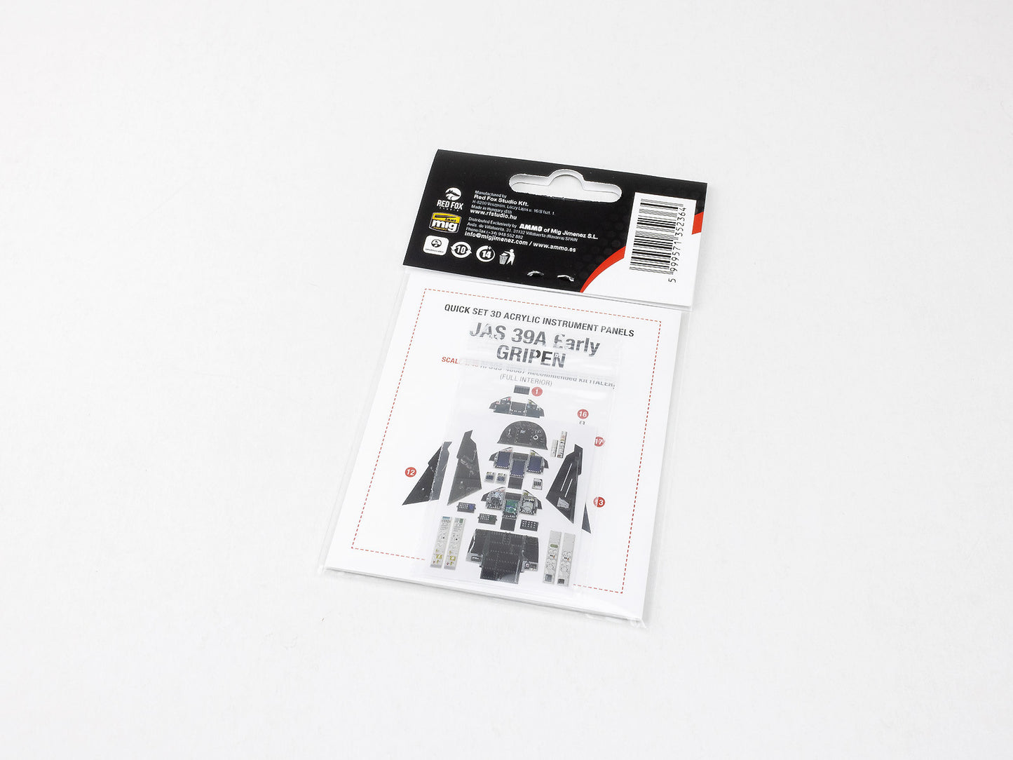 Red Fox Studio RFS-48087 1:48 Saab Jas-39A Gripen Early version