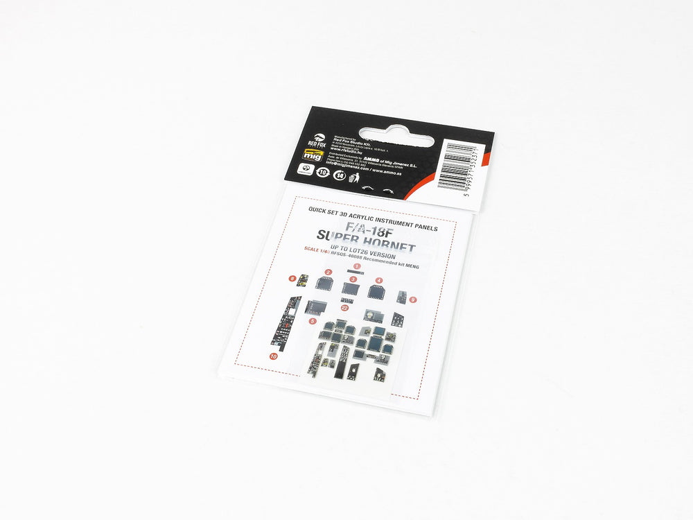 Red Fox Studio RFS-48088 1:48 Boeing F/A-18F Super Hornet 3D Instr. Panel