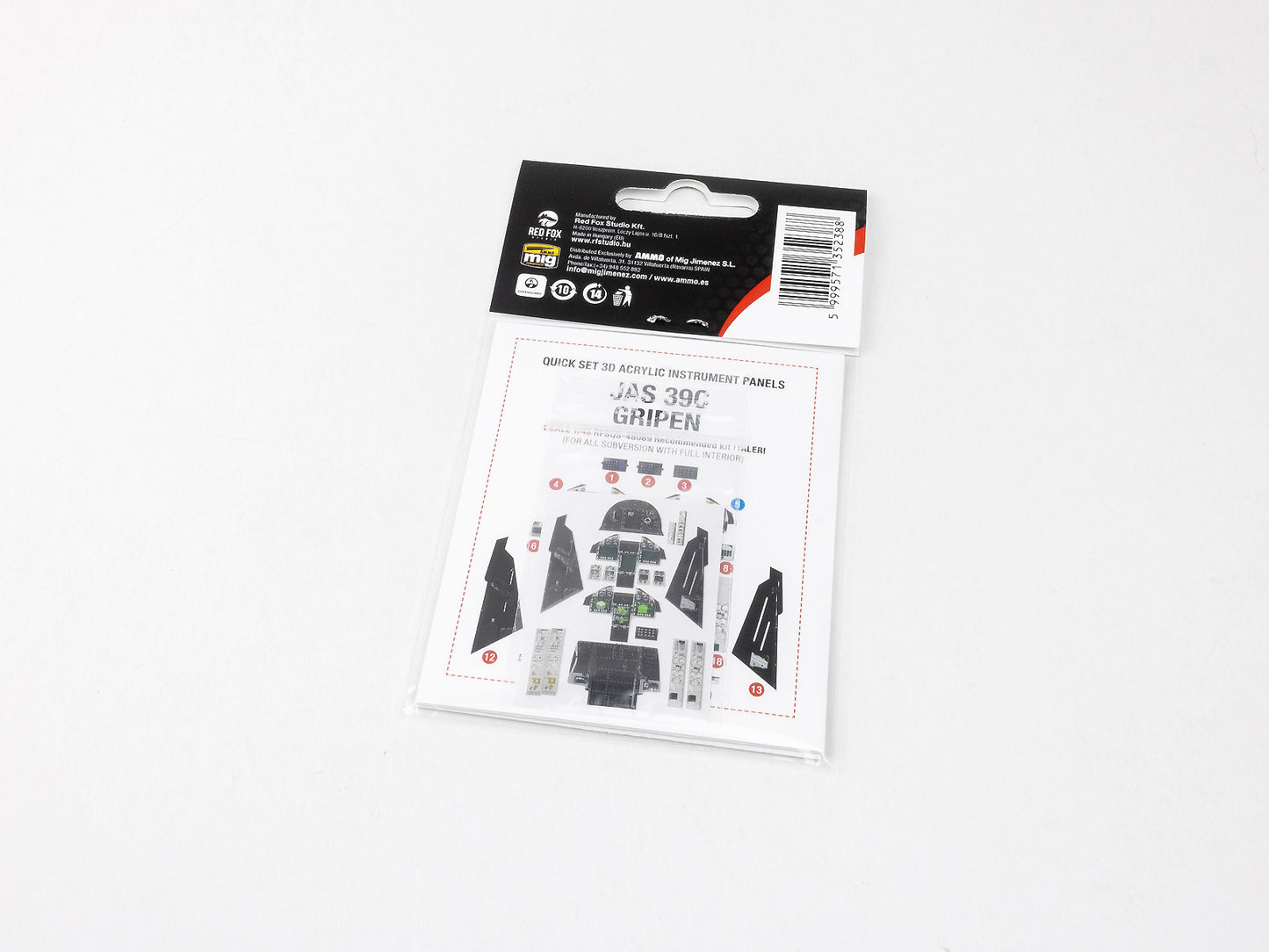 Red Fox Studio RFS-48089 1:48 Saab Jas-39C Gripen