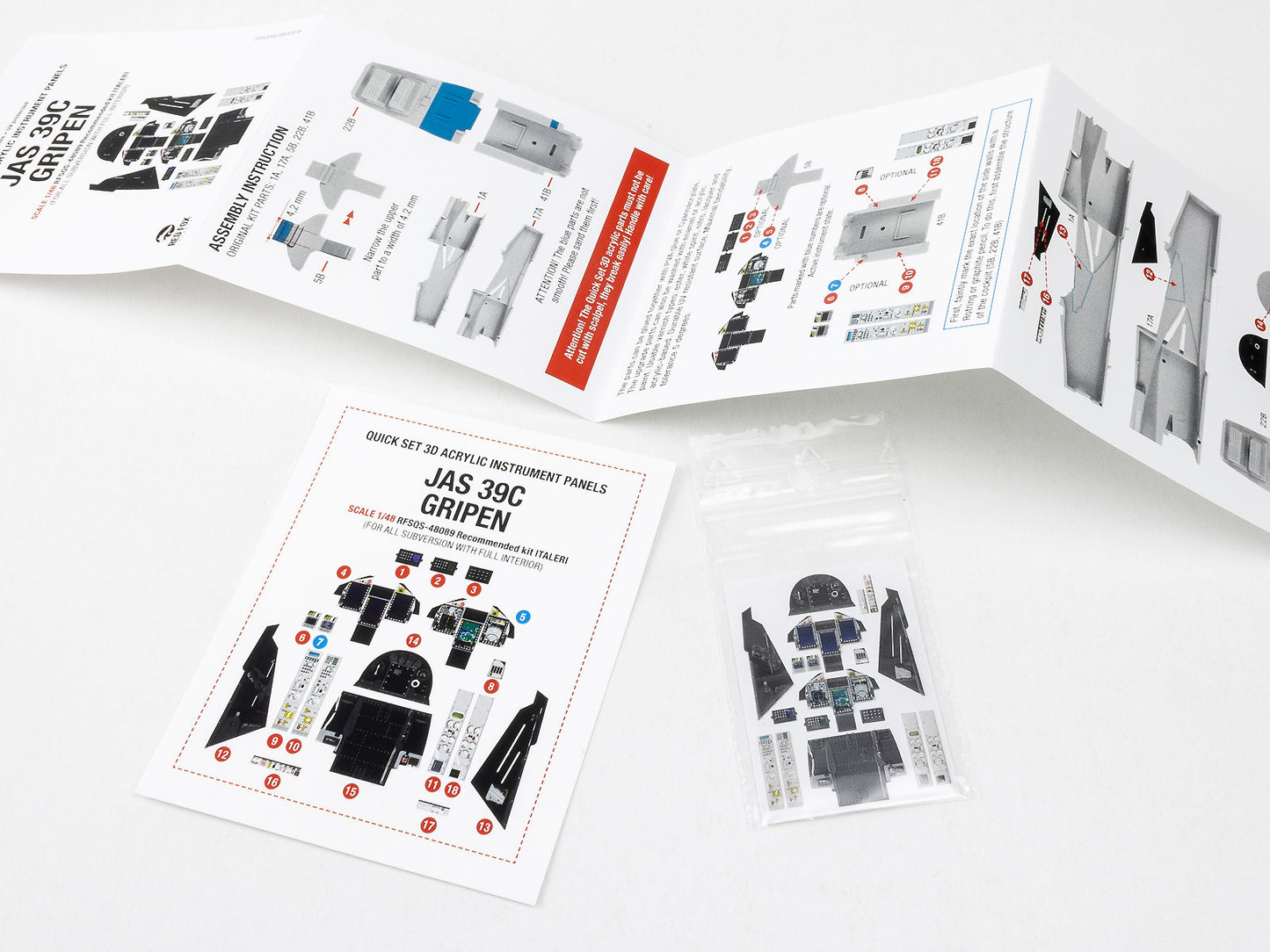 Red Fox Studio RFS-48089 1:48 Saab Jas-39C Gripen