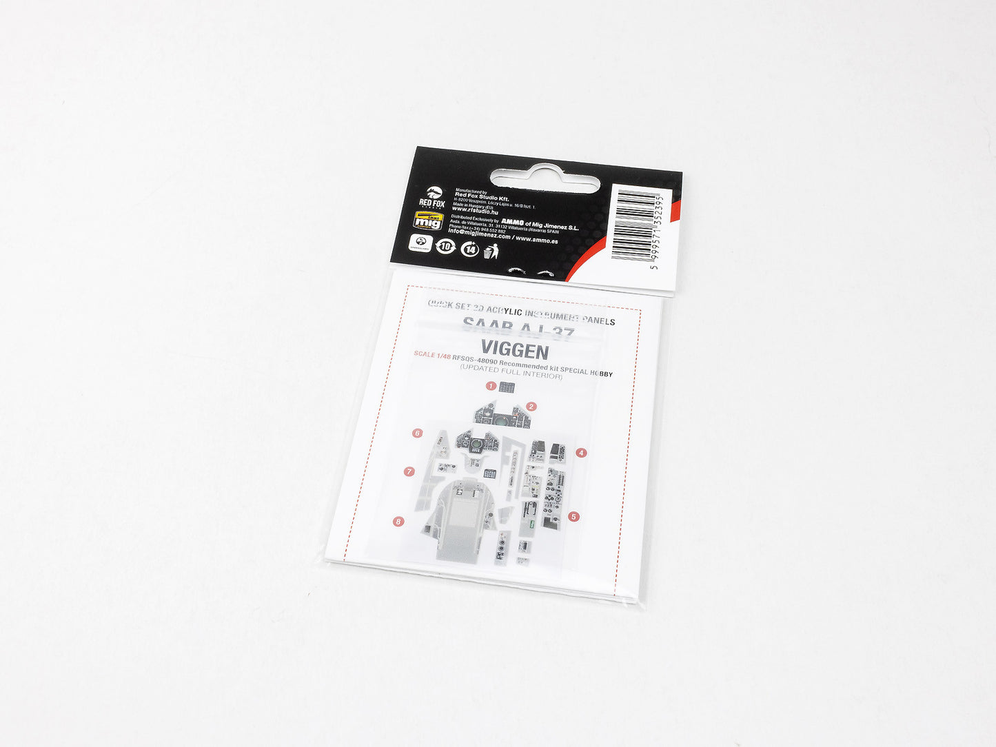 Red Fox Studio RFS-48090 1:48 Saab AJ-37 Viggen