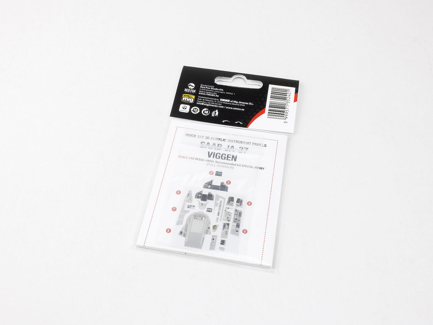 Red Fox Studio RFS-48091 1:48 Saab JA-37 Viggen