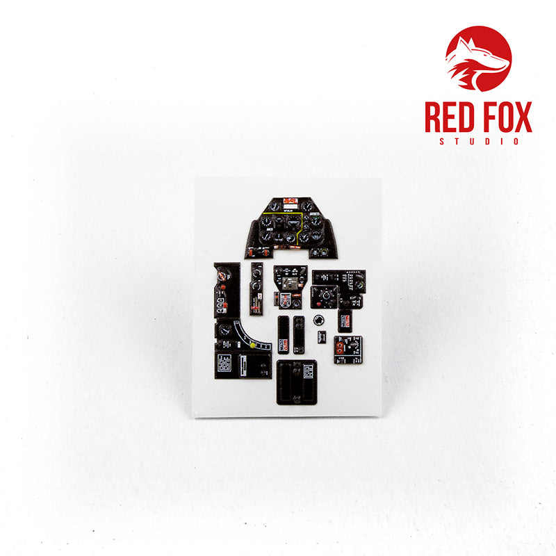 Red Fox RFS-48092 1:48 F-51D Mustang 3D Instrument Panel