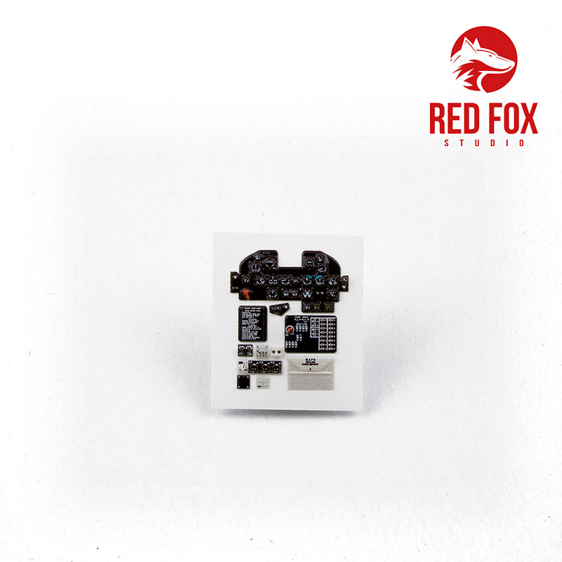 Red Fox RFS-48093 1:48 P-47D Thunderbolt 3D Instrument Panel