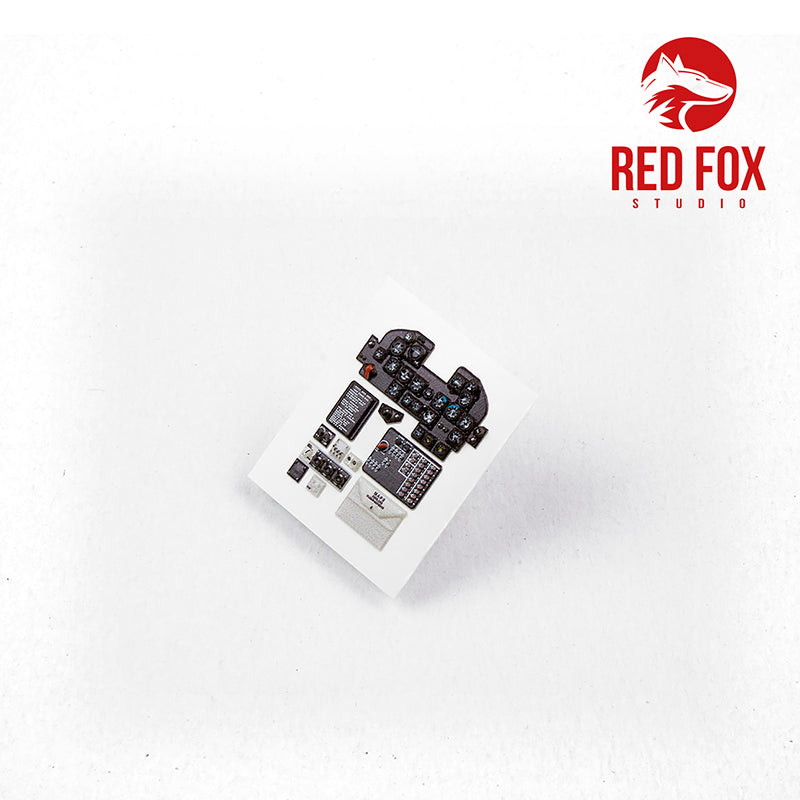 Red Fox RFS-48093 1:48 P-47D Thunderbolt 3D Instrument Panel