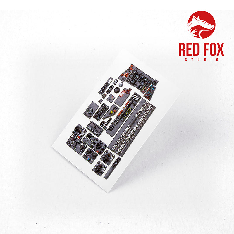 Red Fox RFS-48094 1:48 He-219A-7 Uhu 3D Instrument Panel