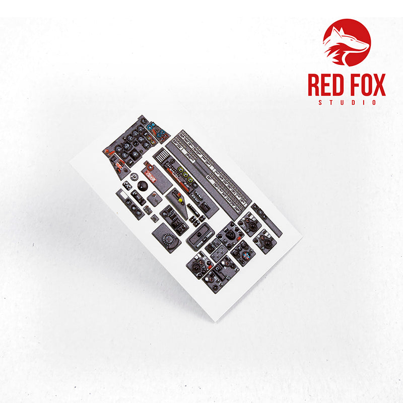 Red Fox RFS-48094 1:48 He-219A-7 Uhu 3D Instrument Panel