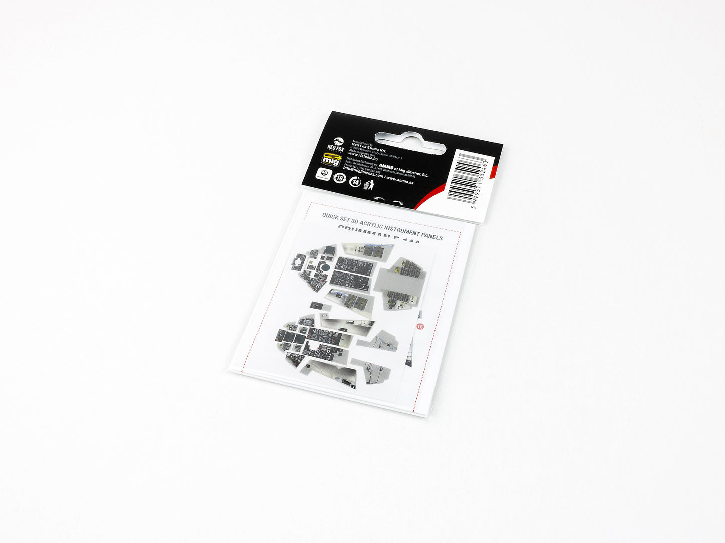 Red Fox Studio RFS-48097 1:48 Grumman F-14A Tomcat 3D Acrylic Instrument Panel