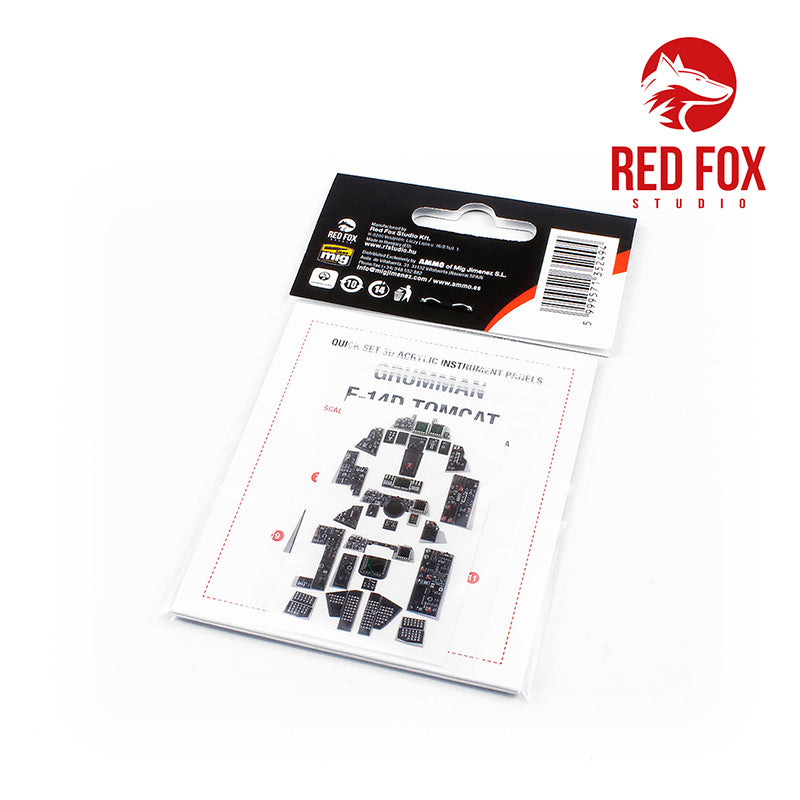 Red Fox RFS-48100 1:48 F-14D Tomcat 3D Acrylic Instrument Panel
