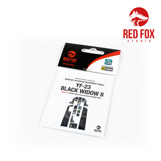 Red Fox RFS-48104 1:48 YF-23 Black Widow II 3D Panel
