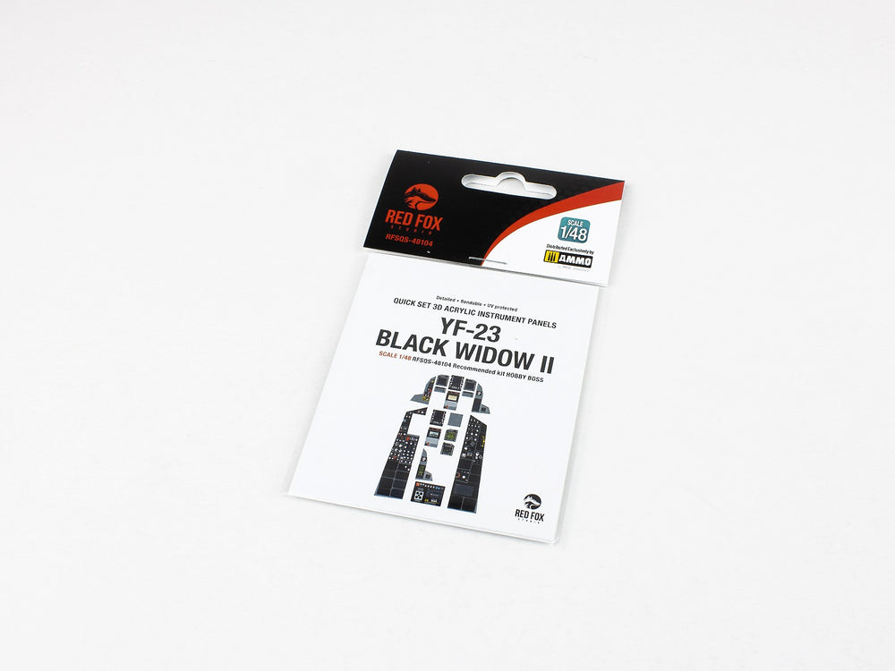 Red Fox RFS-48104 1:48 YF-23 Black Widow II 3D Panel