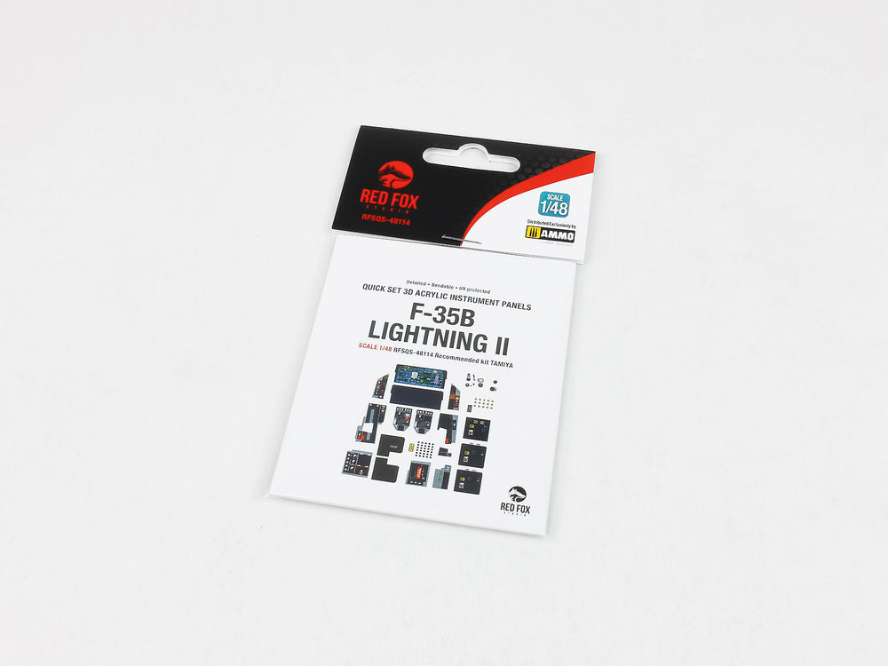 Red Fox RFS-48114 1:48 F-35B Lightning II 3D Instrument Panel