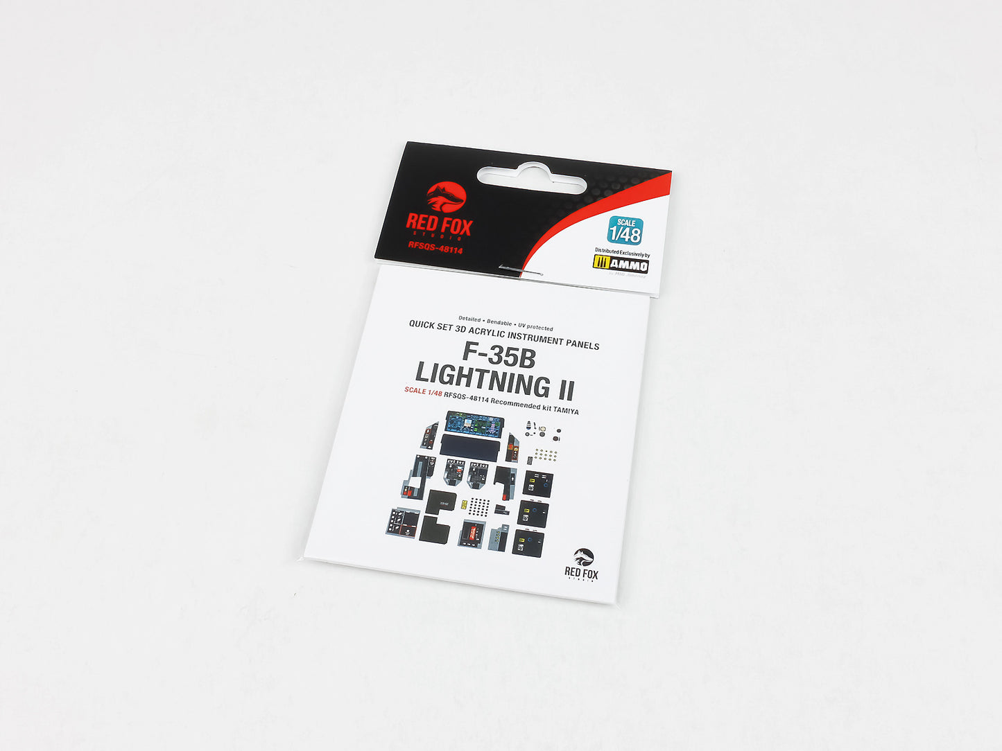 Red Fox RFS-48114 1:48 F-35B Lightning II 3D Instrument Panel