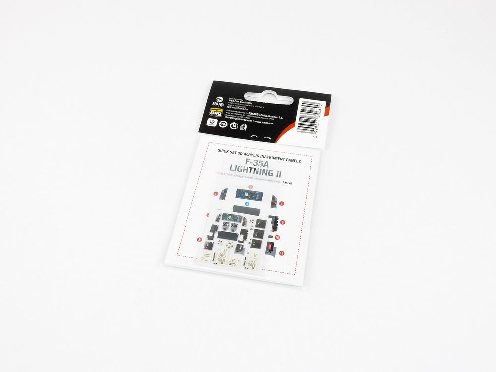 Red Fox RFS-48140 1:48 F-35A Lightning II 3D Instrument Panel