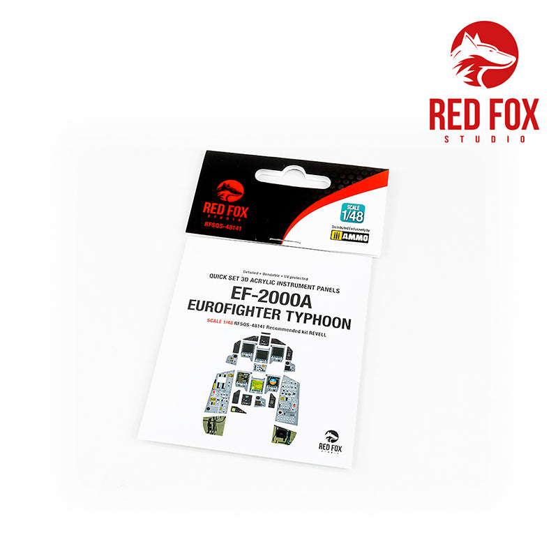 Red Fox RFS-48141 1:48 Eurofighter EF-2000A Typhoon 3D Instrument Panel