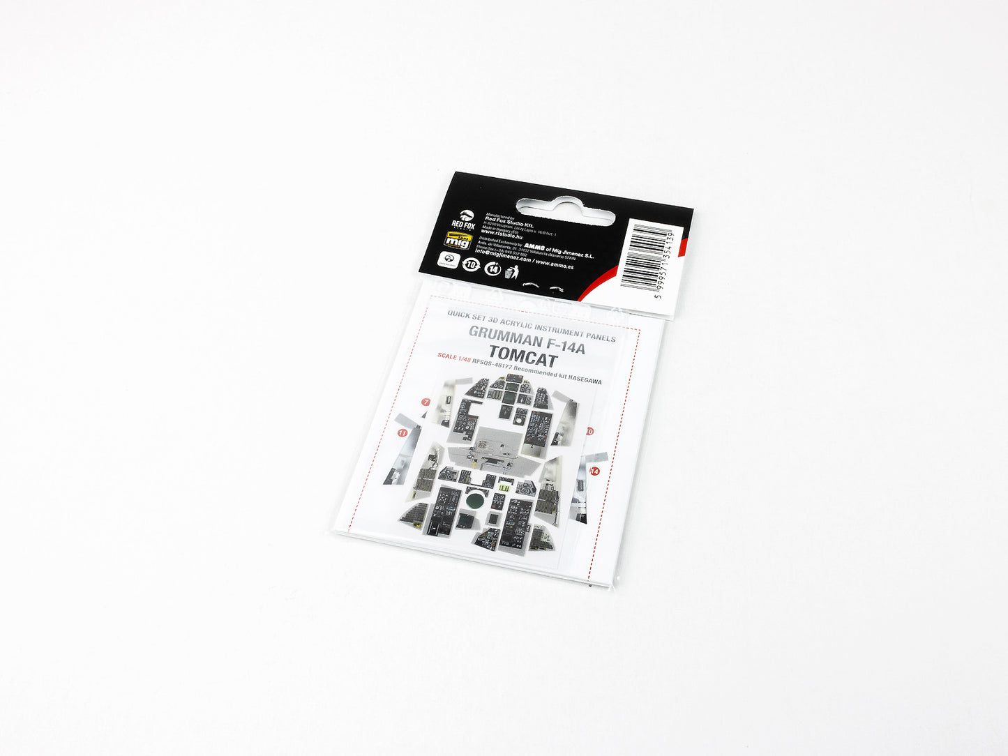 Red Fox Studio RFS-48177 1:48 Grumman F-14A Tomcat 3D Acrylic Instrument Panel