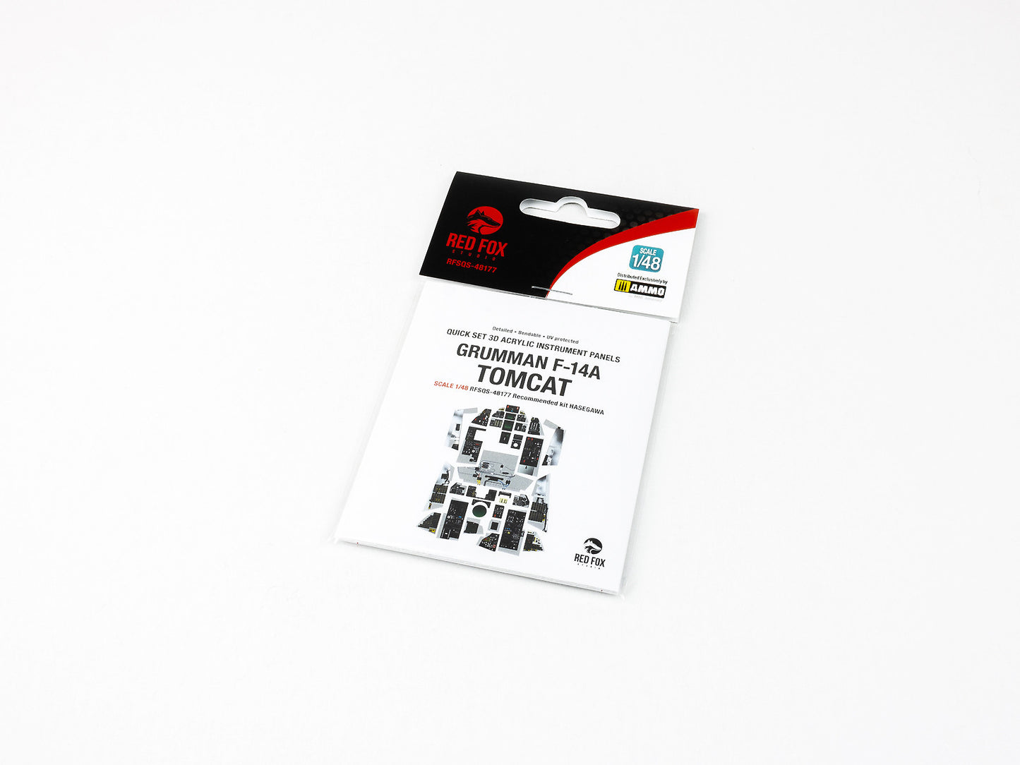 Red Fox Studio RFS-48177 1:48 Grumman F-14A Tomcat 3D Acrylic Instrument Panel