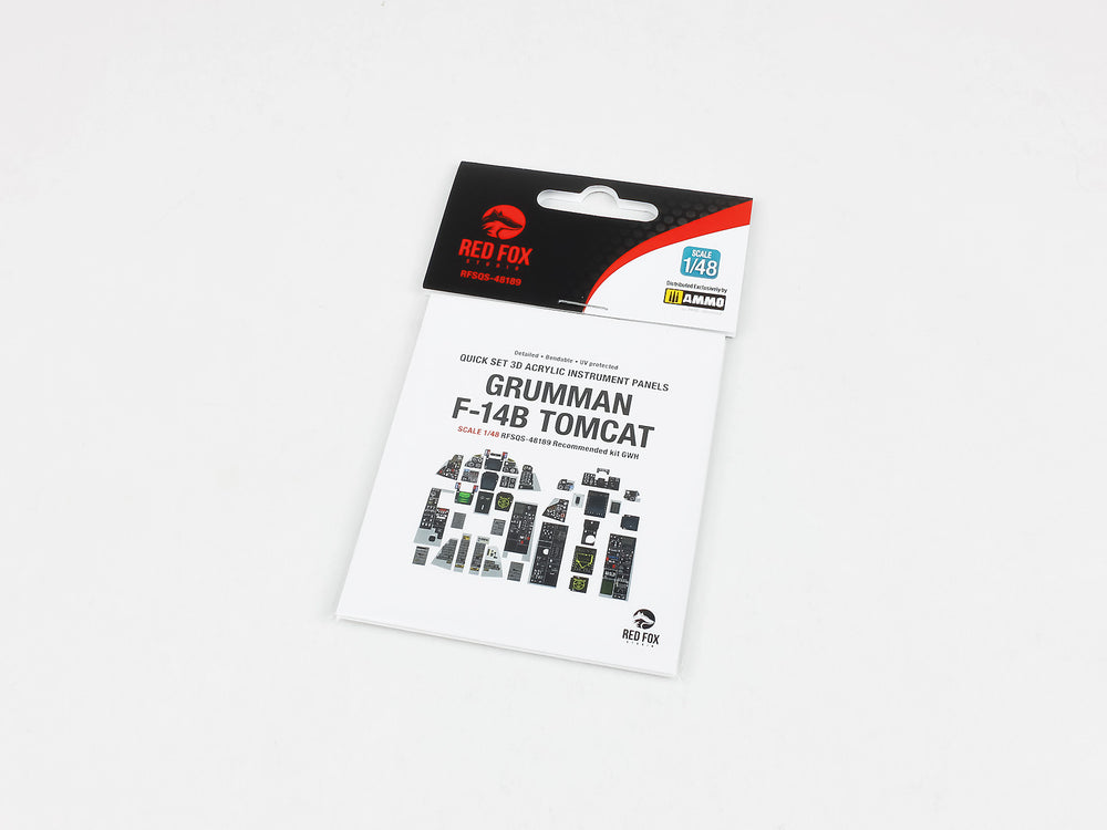Red Fox Studio RFS-48189 1:48 Grumman F-14B Tomcat 3D Acrylic Instrument Panel