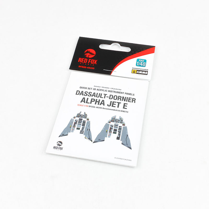 Red Fox RFS-48205 1:48 Alpha Jet E 3D Acrylic Instrument Panel