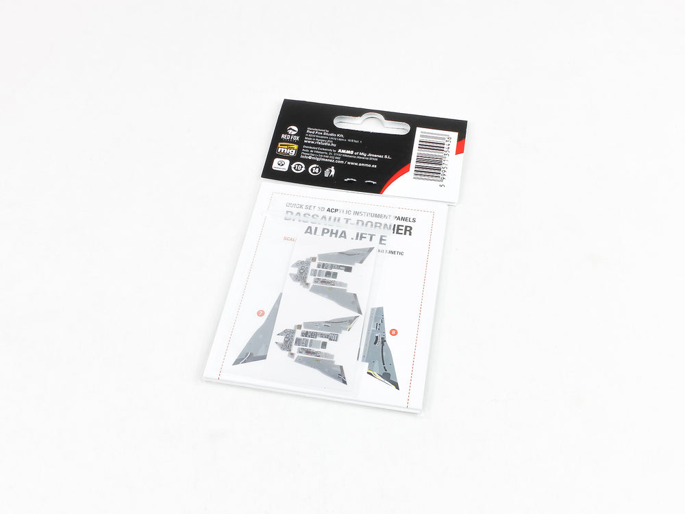 Red Fox RFS-48205 1:48 Alpha Jet E 3D Acrylic Instrument Panel