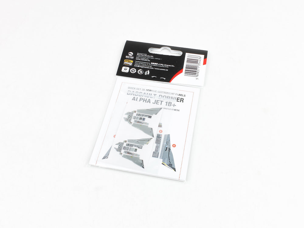 Red Fox RFS-48206 1:48 Alpha Jet 1B+ 3D Acrylic Instrument Panel