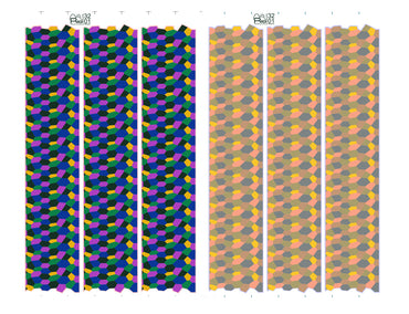 FCM RIO32001 1:32 German Lozenges 5 colors upper /lower surfaces