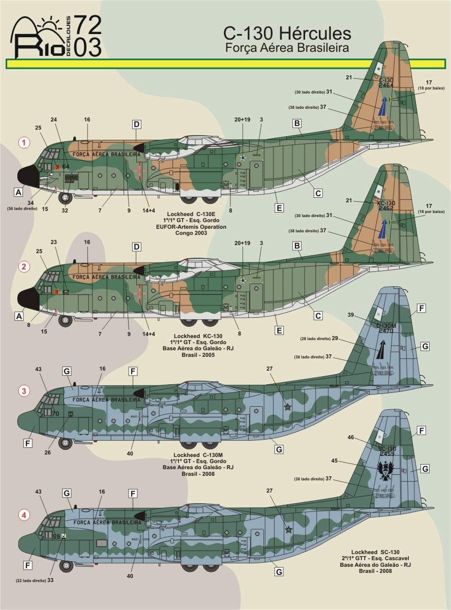 FCM RIO72003 1:72 Lockheed C-130 Hercules